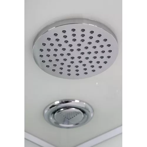 Душевая кабина Esbano ESW-90CR/100CR четверть круга с прозрач.стекло, белый профиль, Выбрать размер: 90х90, изображение 7