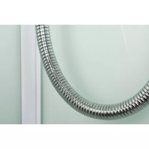 Душевая кабина Esbano ESW-90CR/100CR четверть круга с прозрач.стекло, белый профиль, Выбрать размер: 90х90, изображение 6