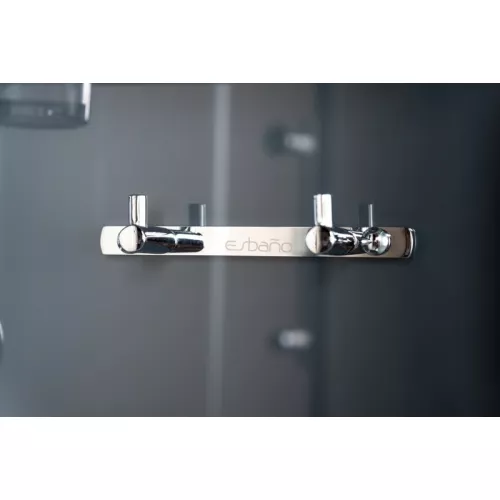 Душевая  кабина четверть круга с крышей ESG-90CRB  90х90, изображение 6