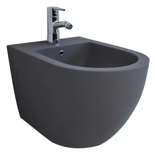 Биде подвесное ESBANO GARCIA серый, 55x37x33 см, Выбрать цвет: Серый, изображение 5