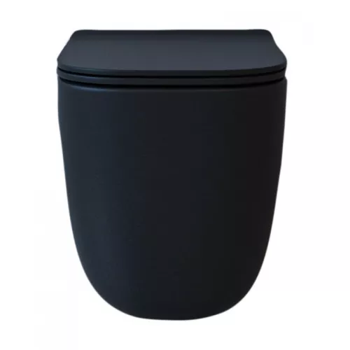 Унитаз подвесной ESBANO GARANT (Matt Black) 510x350x360, изображение 5