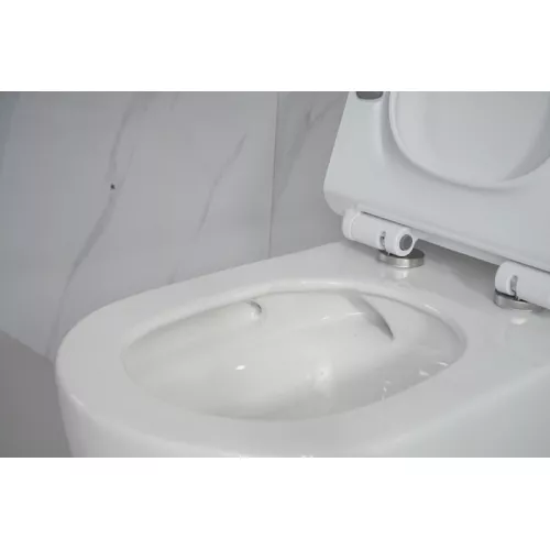 Унитаз подвесной ESBANO FORTEX (Белый) 55х37х37 см, Выбрать цвет: Белый, изображение 3