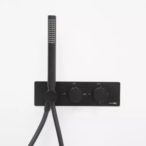 Смеситель термостатический WasserKRAFT Elbe 7488 Thermo для душа с гигиенической лейкой, изображение 4