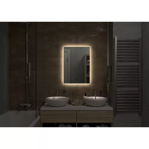 Зеркало ACWEN "Trezhe Led" с бесконтактным сенсором, Выбрать размер: 50x70, изображение 2