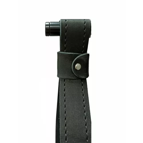 Зеркало ACWEN "Millenium Black Led" D-65 на ремне из натурал. кожи черного цвета, Выбрать цвет: Черный, изображение 9