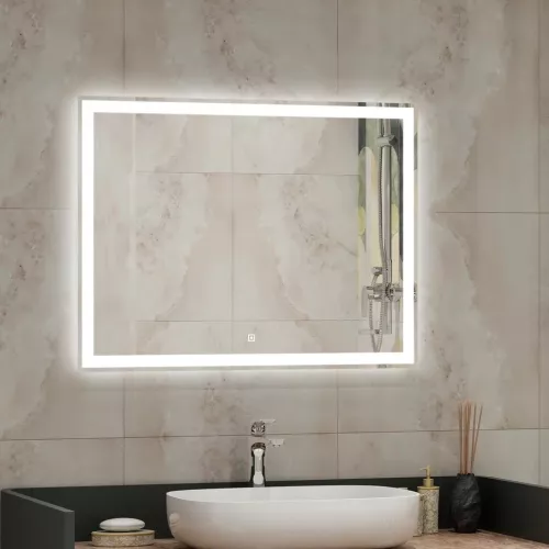 Зеркало ACWEN "Mercury Led", Тип: Сенсорное зеркало, Выбрать размер: 70х90, изображение 2