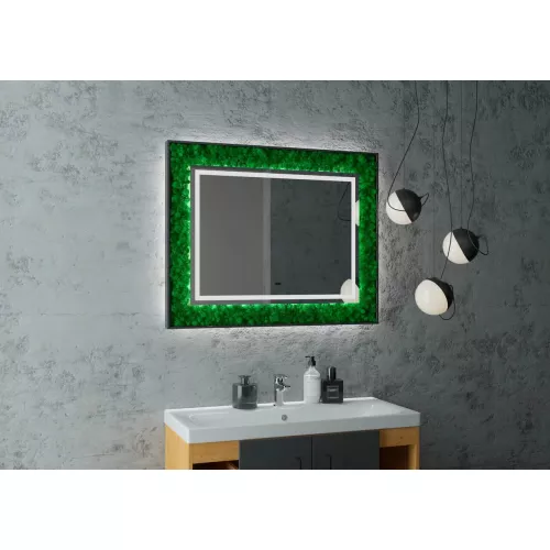 Зеркало ACWEN "Forest Led" 100х80 с бесконтактным сенсором, изображение 4