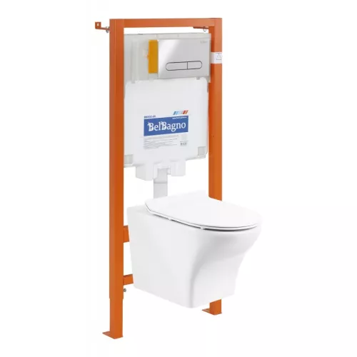 Инсталляция для подвесного унитаза BELBAGNO BB002-80, изображение 4