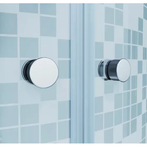 Душевая кабина Triton В ДН4 МОЗАИКА (средний поддон), Цвет стекла: мозаика, Цвет профиля: Белый, Тип поддона: Средний, Выбрать размер: 90х90, изображение 6