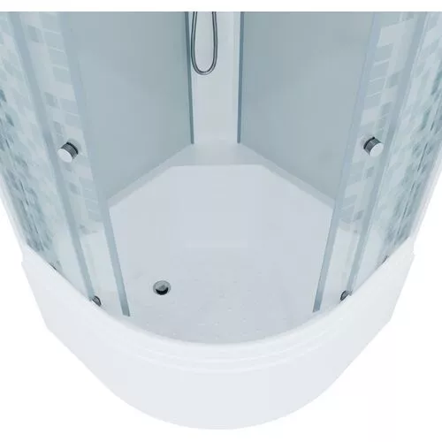 Душевая кабина Triton 90х90 Б( высокий поддон) ДН4 МОЗАИКА, Цвет стекла: мозаика, Цвет профиля: Белый, Тип поддона: Высокий, Выбрать размер: 90х90, изображение 4