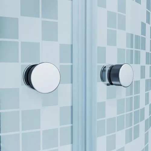 Душевая кабина Triton А ДН4 МОЗАИКА (низкий поддон), Цвет стекла: мозаика, Цвет профиля: Белый, Тип поддона: Низкий, Выбрать размер: 100х100, изображение 3