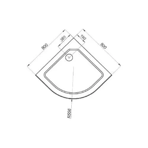 Поддон для душа Triton ПД5 90х90, Тип поддона: Высокий, Выбрать размер: 90х90, изображение 4