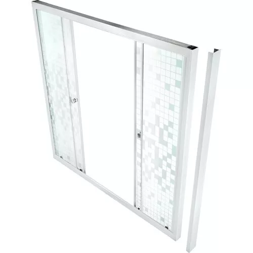 Шторка на ванну Triton 150 мозаика, Цвет стекла: мозаика, Выбрать размер: 150, изображение 4