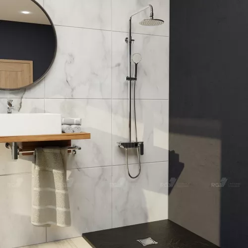 Душевая стойка RGW SP-33, Выбрать цвет: Хром, изображение 2