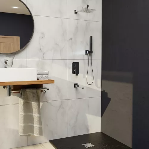 Душевая система встраиваемая RGW SP-56, Выбрать цвет: Хром, изображение 2