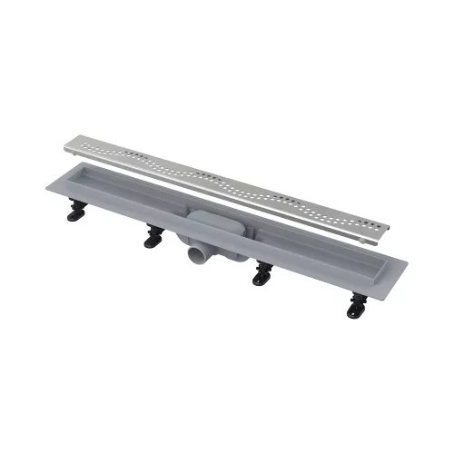 Alcaplast APZ8 Simple Водоотводящий желоб с порогами для перфорированной решетки, Выбор длины (мм): 850