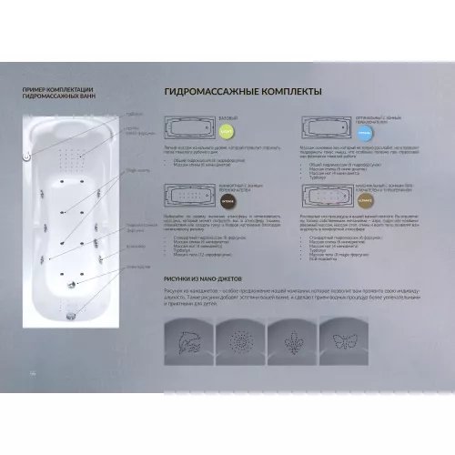 Ванна 1Marka  LOVE 185x135 L/R, Выбрать размер: 185*135, Ориентация: Левая, изображение 18