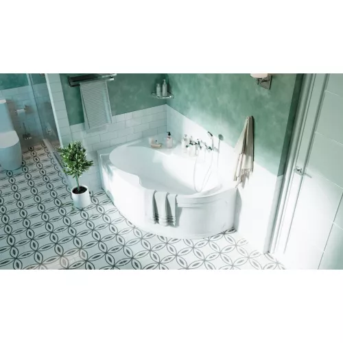 Ванна 1Marka AURA  L/R, Выбрать размер: 150x105, Ориентация: Левая, изображение 5