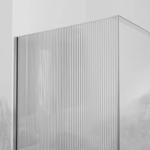 Перегородка для душа RGW WA-08, Цвет стекла: ребристое, Цвет профиля: Хром, Выбрать размер: 70, изображение 2