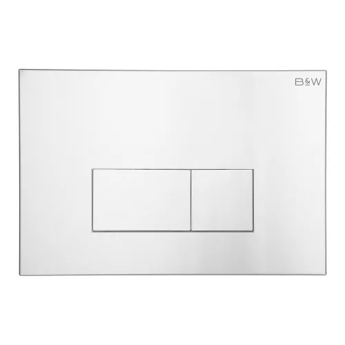 Клавиша смыва Black&White WPI-09544 серебро, Выбрать цвет: Серебро