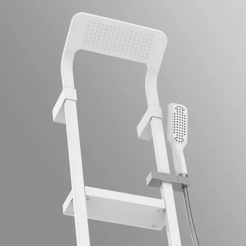 Душевая панель Black&White  W1210 Shine White (1300х405x230), изображение 2