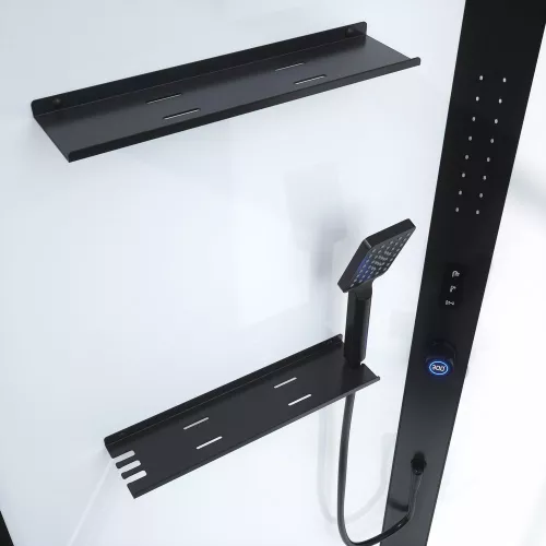 Душевая кабина Black&White G8037 80х110х215 с гидромассажем, изображение 5