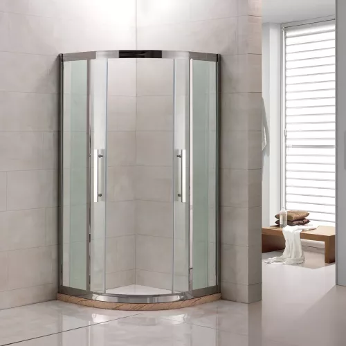 Душ.ограждение GROSSMAN  PR-90/100S, Цвет стекла: прозрачное, Цвет профиля: Хром, Выбрать размер: 100х100, изображение 3