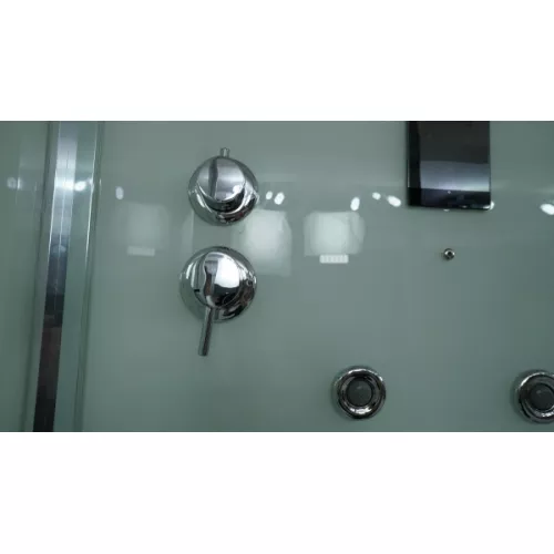 Душевая кабина прямоугольная Timo Premium PURO 120х90, г/м, баня, электрика, хромотерапия, Выбрать размер: 120x90, Внешний вид: короткие ручки, Ориентация: Правая, изображение 5