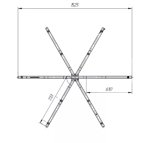 Рама с комплектующими "OMEGA New" 180*180, изображение 2