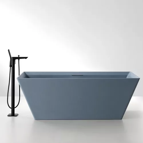 Ванна из искусственного камня ABBER Berlin AM9912G серая матовая 170*75, Выбрать цвет: Серый, изображение 6