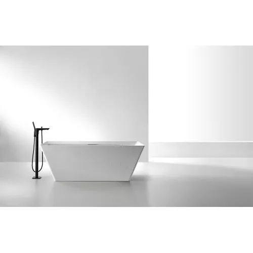Ванна из искусственного камня ABBER Berlin AM9912 белая матовая  170*75, Выбрать цвет: Белый, изображение 5