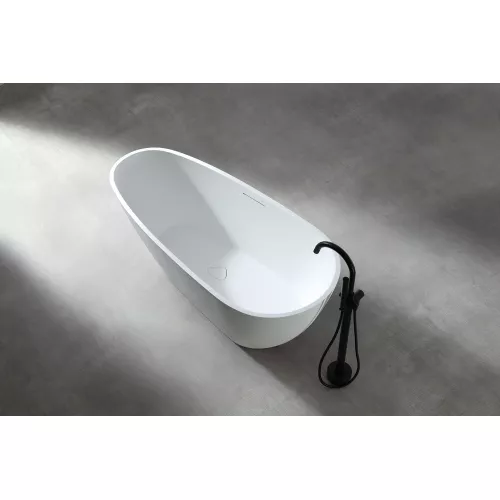 Ванна из искусственного камня ABBER Dortmund 170х75 белая матовая, Выбрать цвет: Белый, изображение 3