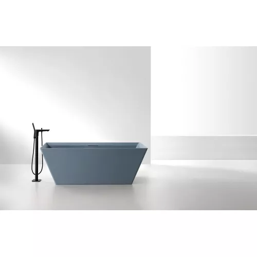 Ванна из искусственного камня ABBER Berlin AM9912G серая матовая 170*75, Выбрать цвет: Серый, изображение 5