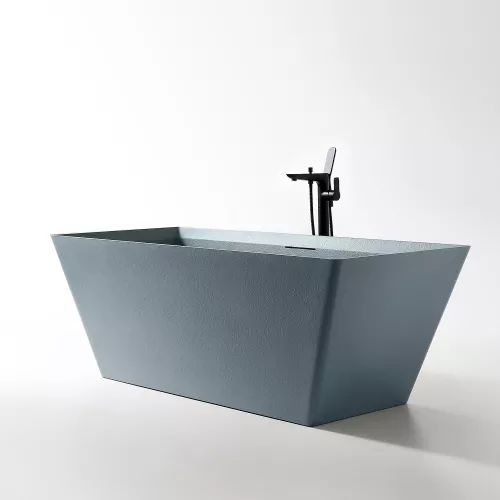 Ванна из искусственного камня ABBER Berlin AM9912G серая матовая 170*75, Выбрать цвет: Серый, изображение 2