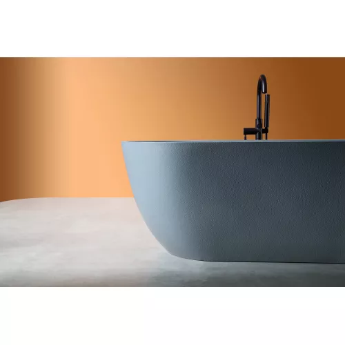 Ванна из искусственного камня ABBER Frankfurt 170х75 серая матовая, Выбрать цвет: Серый матовый, изображение 2