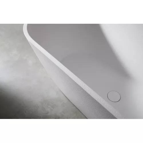 Ванна из искусственного камня ABBER Frankfurt 170х75 белая матовая, Выбрать цвет: Белый матовый, изображение 2