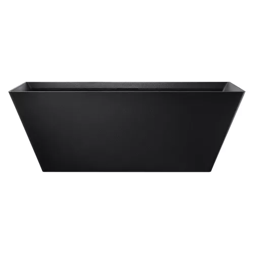 Ванна из искусственного камня ABBER Berlin AM9912B черная  170х75, Выбрать цвет: Чёрный