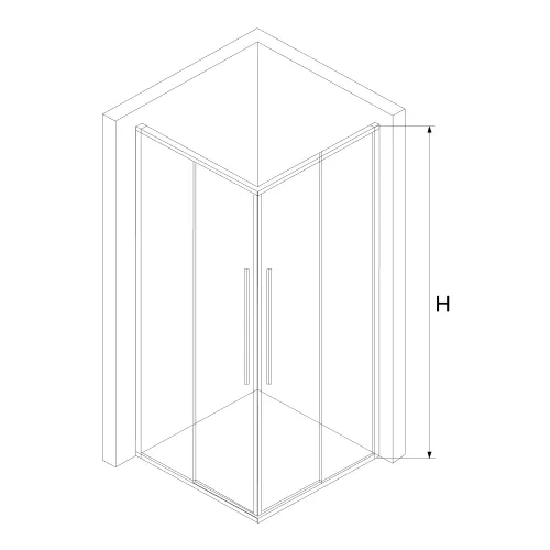 Душевой уголок RGW SV-31G, Цвет стекла: прозрачное, Цвет профиля: Золото BRUSH, Выбрать размер: 900x900, изображение 5