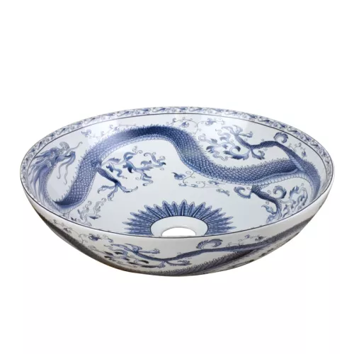 Раковина-чаша Bronze de Lux Dynasty 405x405x125, изображение 2