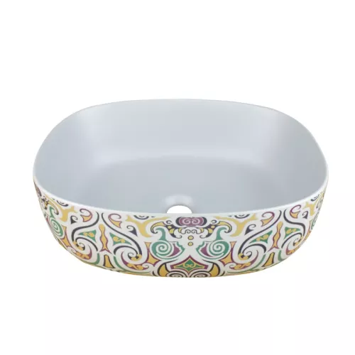 Накладная раковина Bronze de Lux MURANO 455х340х160, изображение 2