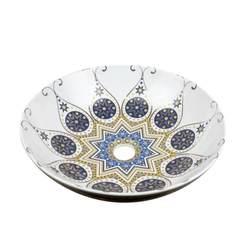 Раковина-чаша Bronze de Lux Lotos 405x405x125, изображение 2