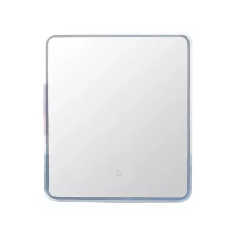 Зеркало-шкаф "Каре 55*80 левое" с подсветкой, сенсор на зеркале, Выбрать размер: 55*80