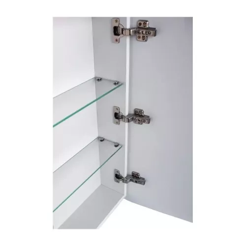 Зеркало-шкаф "Каре 55*80 левое" с подсветкой, сенсор на зеркале, Выбрать размер: 55*80, изображение 3