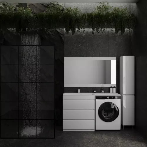 Зеркало "Даллас 150", Люкс белое, Выбрать размер: 150, изображение 3