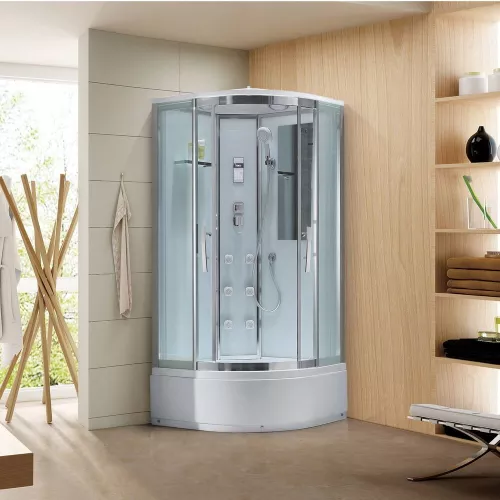 Душевая кабина Black & White G5503-900  90х90х215 с гидромассажем