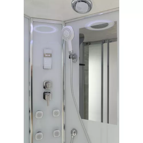 Душевая кабина Black & White G5503-900  90х90х215 с гидромассажем, изображение 2