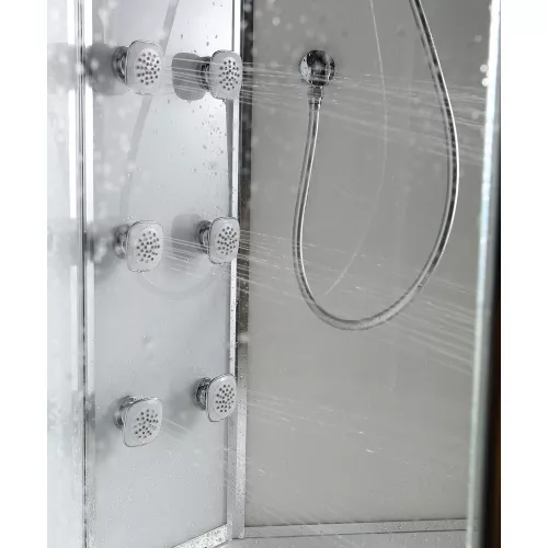 Душевая кабина Black & White G5503-900  90х90х215 с гидромассажем, изображение 3