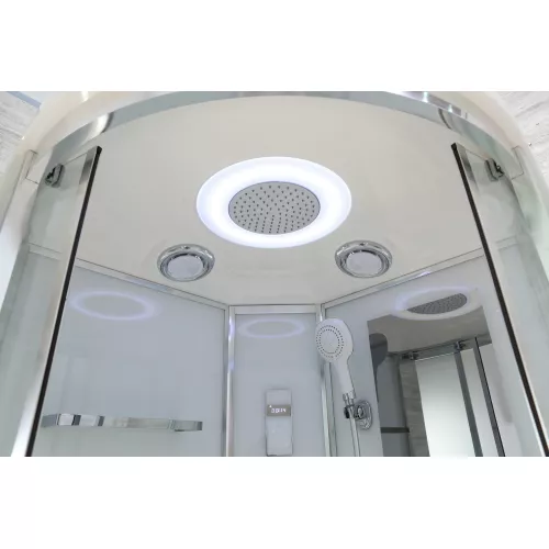 Душевая кабина Black & White G5503-900  90х90х215 с гидромассажем, изображение 5