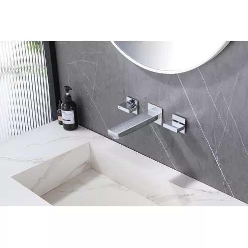 Смеситель ABBER Daheim AF82122 для раковины скрытого монтажа, хром, Выбрать цвет: Хром, изображение 2