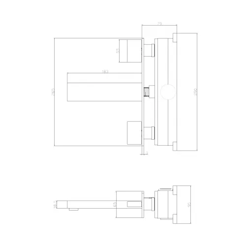 Смеситель ABBER Daheim AF82122G для раковины скрытого монтажа, матовое золото, Выбрать цвет: Золото матовое, изображение 3